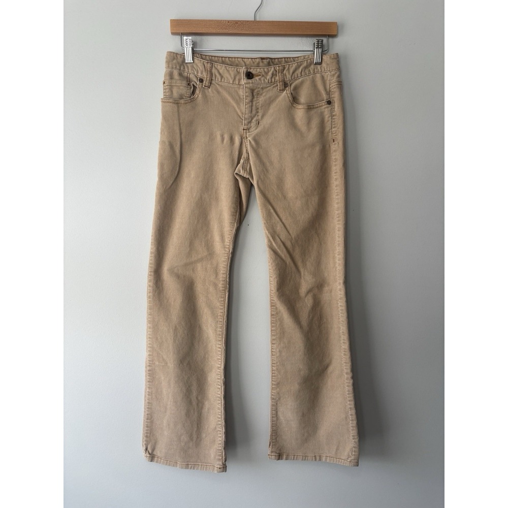 Vintage Polo Jeans Co. Ralph Lauren Corduroy Pants Women Size 4 Tan Beige Y2K